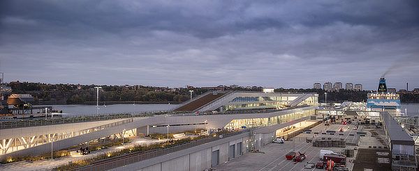 C.F. Møller Architects, Mads Mandrup, Ferry Terminal, Värtaterminalen, Stockholm, Sweden, Nivå Landskapsarkitekter